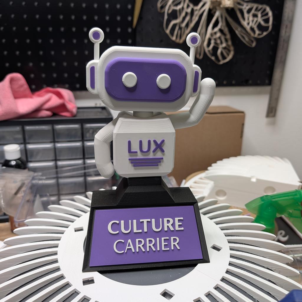 Company robot awards.