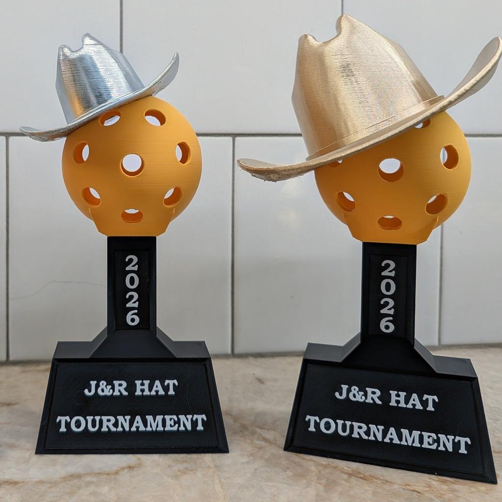 Pickleball tournament awards.